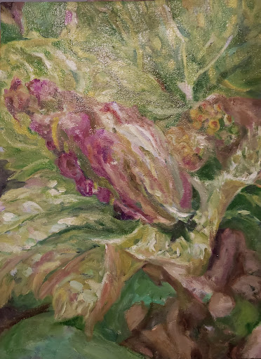 L.22. unfurled grape leaf